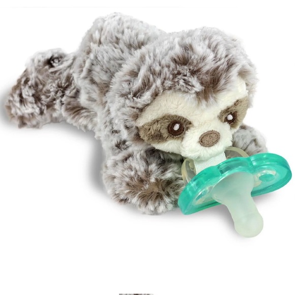 RaZbaby Newborn Sloth Pacifier Holder - Picture 1 of 5